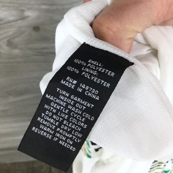 ECI | Tropical Palm Leaf Flutter Sleeve Mini Dress - Picture 7 of 7